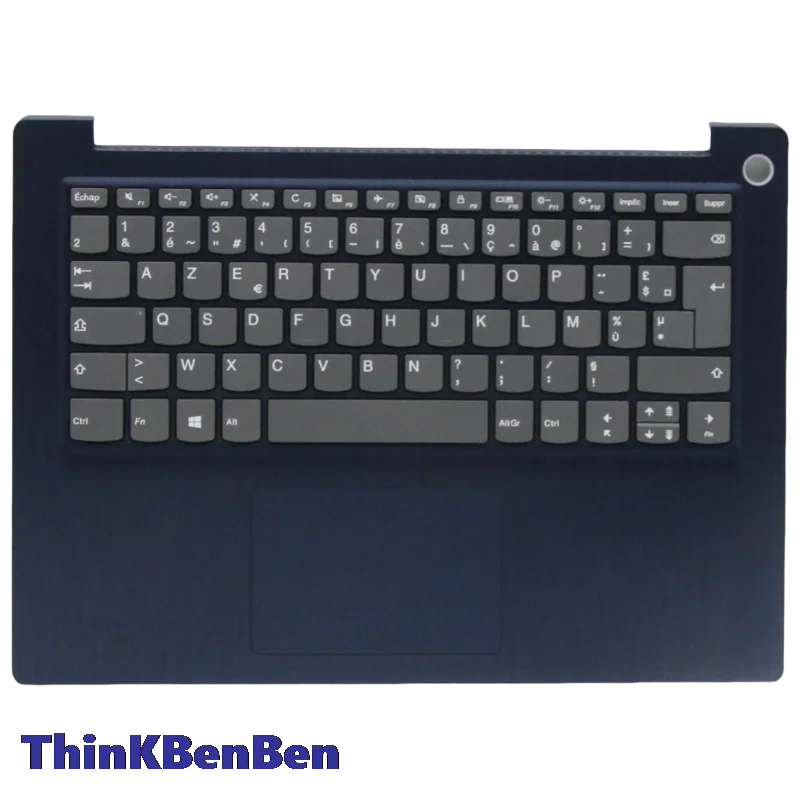 FR French Blue Keyboard Upper Case Palmrest Shell Cover For Lenovo Ideapad 3 14 14ADA05 IIL05 ARE05 IGL05 IML05 ITL05 5CB0X56686