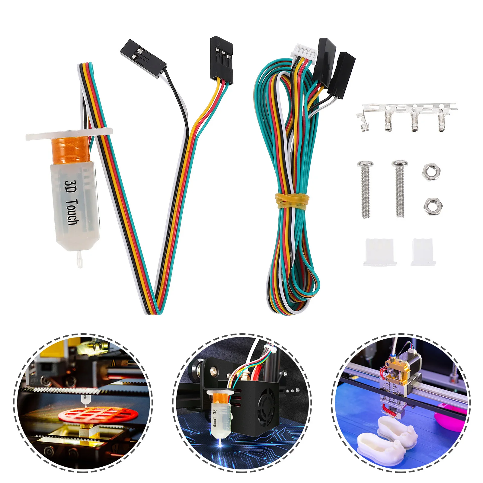 

1Set Auto Bed Leveling Sensor for 3D Printer Precise Tilt Measurement Strong Stable Structure Hot Bed Auto Self Leveling Sensor