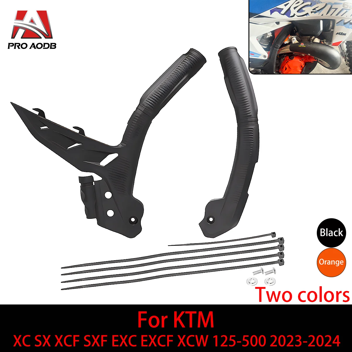 For KTM EXC EXCF XCW 125-500 2024 XC SX XCF SXF 125 250 300 350 400 450 2023-2024 Motorcycle Frame Plastic Protective Cover