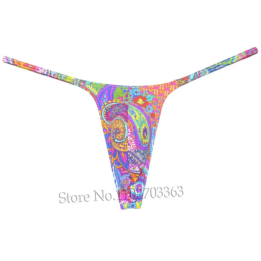 Cheeky Swim Thong Men's Underwear Micro Tangas G-string for Man Enhance Pouch Male Bikini Lingerie Low Rise Beach Briefs Slip