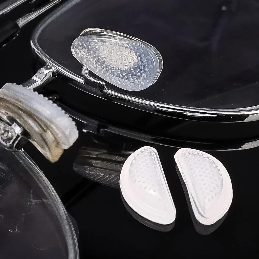 2/20 Stück transparente Silikon-Brillen-Airbag-weiche Nasenpads, Nasenpads auf Brillen, die sich bequem und rutschfest für Nasenpads teilen – Detail 9