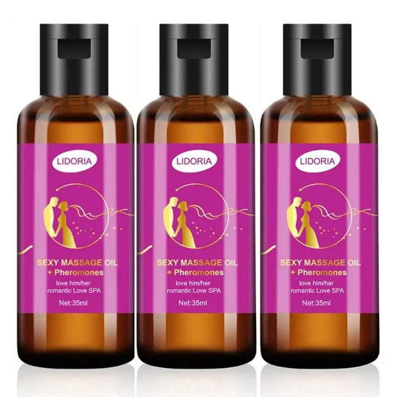 3Pcs Purple Charm Massage Oil