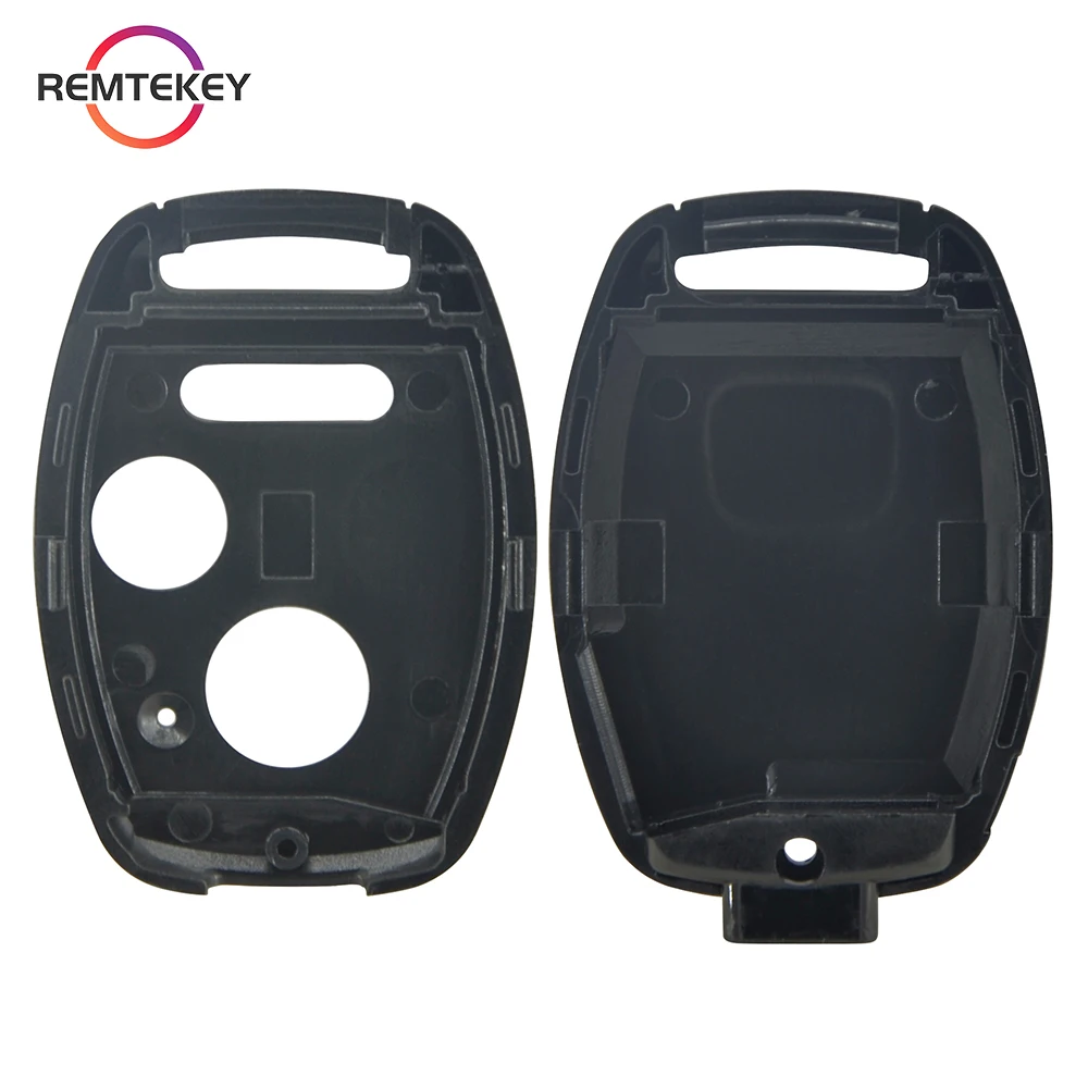 REMTEKEY Car Key Shell Case Remote Fob Cover For HONDA Accord CRV Pilot Civic 2003 2007 2008 2009 2010 2011 2012 2013 2/3 button