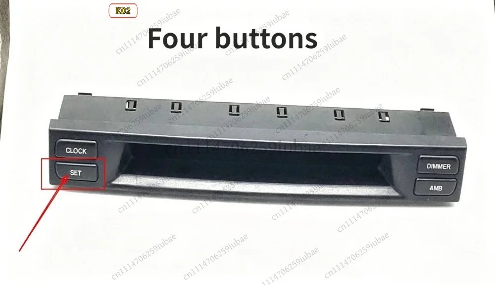 th 1Pc Display Screen Assembly for Mazda6 CD Electronic Clock, Replacement Parts