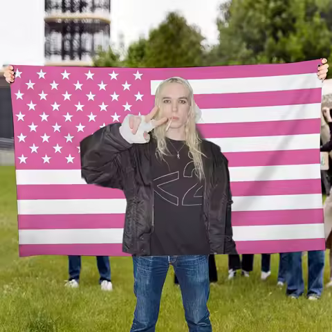 2hollis Custom Hanging Flag Tapestry - Flat Print Decorative Homeware Funny Banner for Bedroom, Garage &amp; Garden