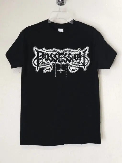 Possession Logo Polera Negra Hombre