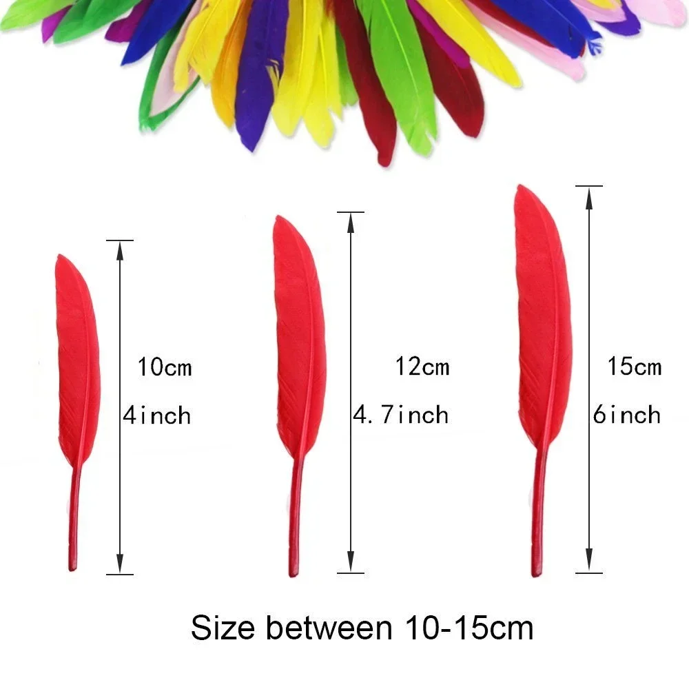 20Pcs Duck Feathers for Crafts Handicraft Accessories Decor Goose Feather for Jewelry Making Earrings Dream Catcher Decoration