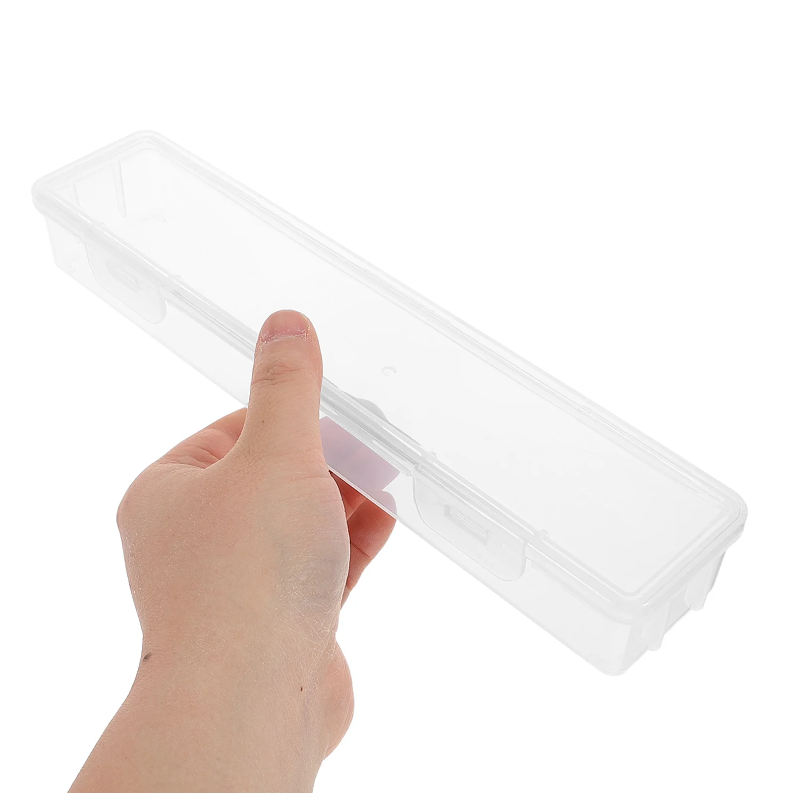 2Pcs Portable Clear Toothbrush Storage Box Dustproof Toothpaste Organizer Compact Travel Holder Travel Tooth Brush Holder