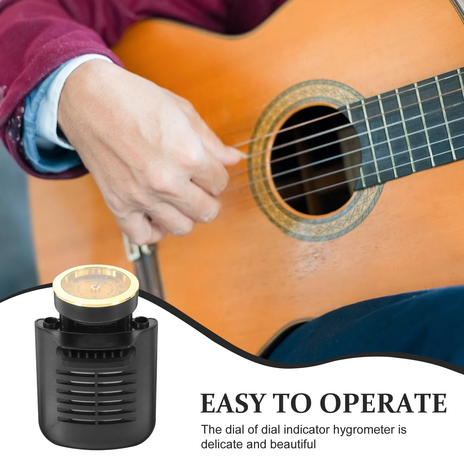 

Acoustic Guitar Humidifier Durable Silicone Sleeve Long Humidification Period Guitar Moisturizer Ukulele Humidifier