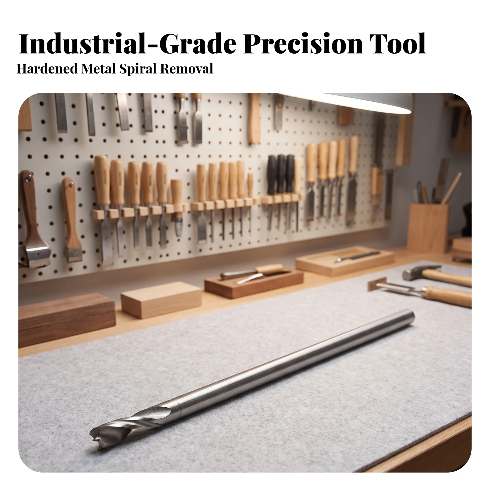 Guitar Drill Bit Sharp Long Drill Bit Tool Precision Sturdy for Luthiers, Instrument Building, Workshop