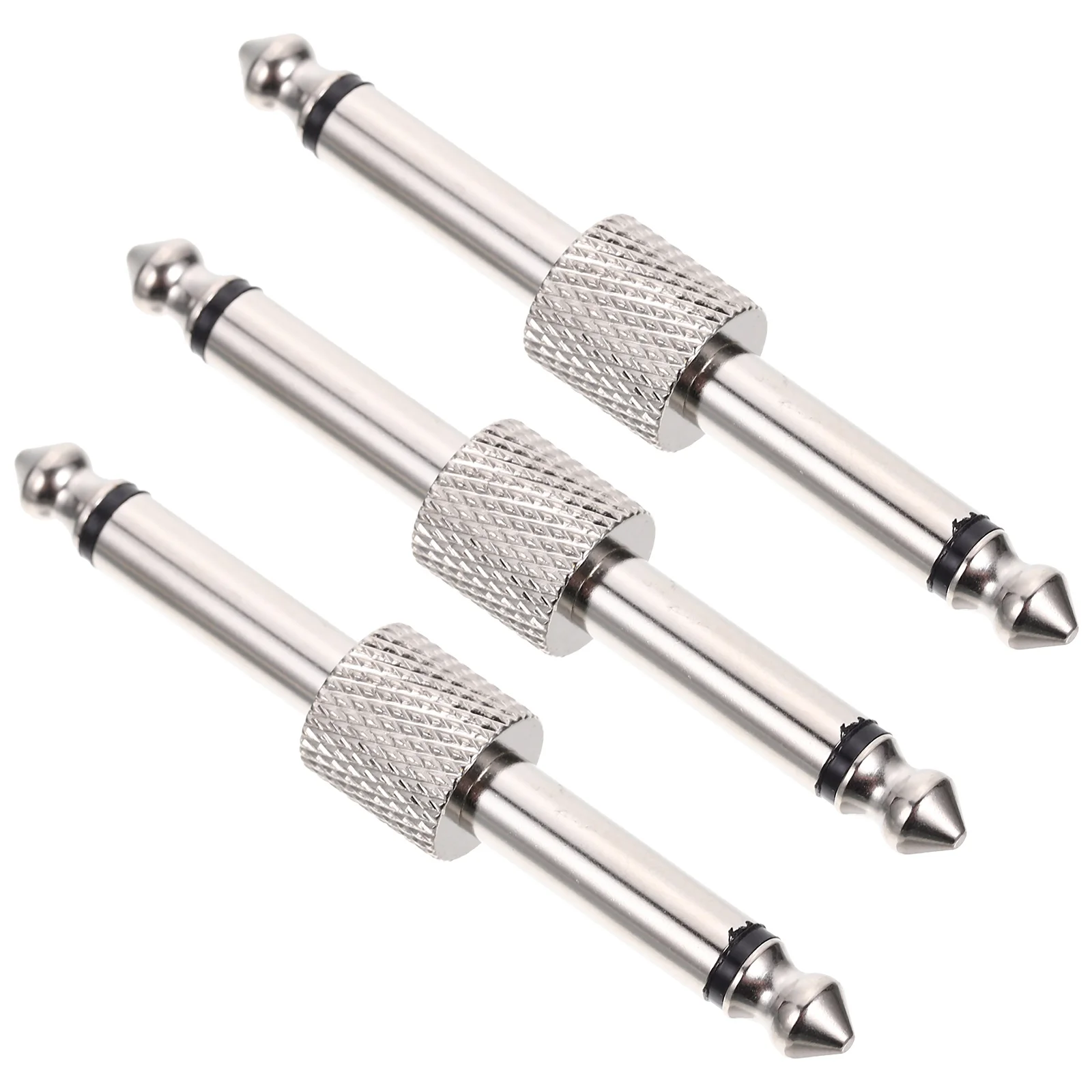 

3pcs Guitar Pedal Connector High Quality Audio Connector Strong Signal Premium Nickel Plated Brass Durable Guitar Accessories