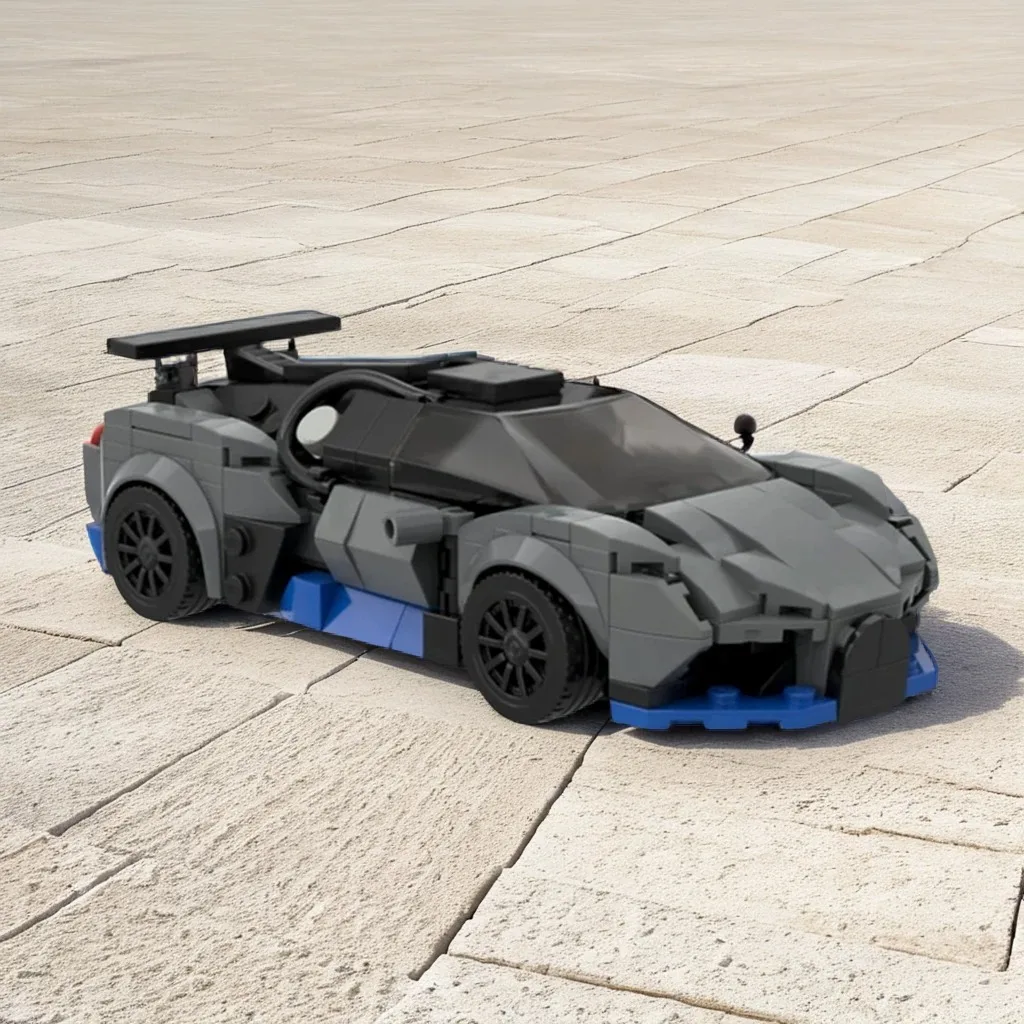 296 pièces MOC Bugatti Divo City Champions Blocs de construction Modèle Jouet Cadeau de Noël Idée d'assemblage Briques Anniversaire DIY