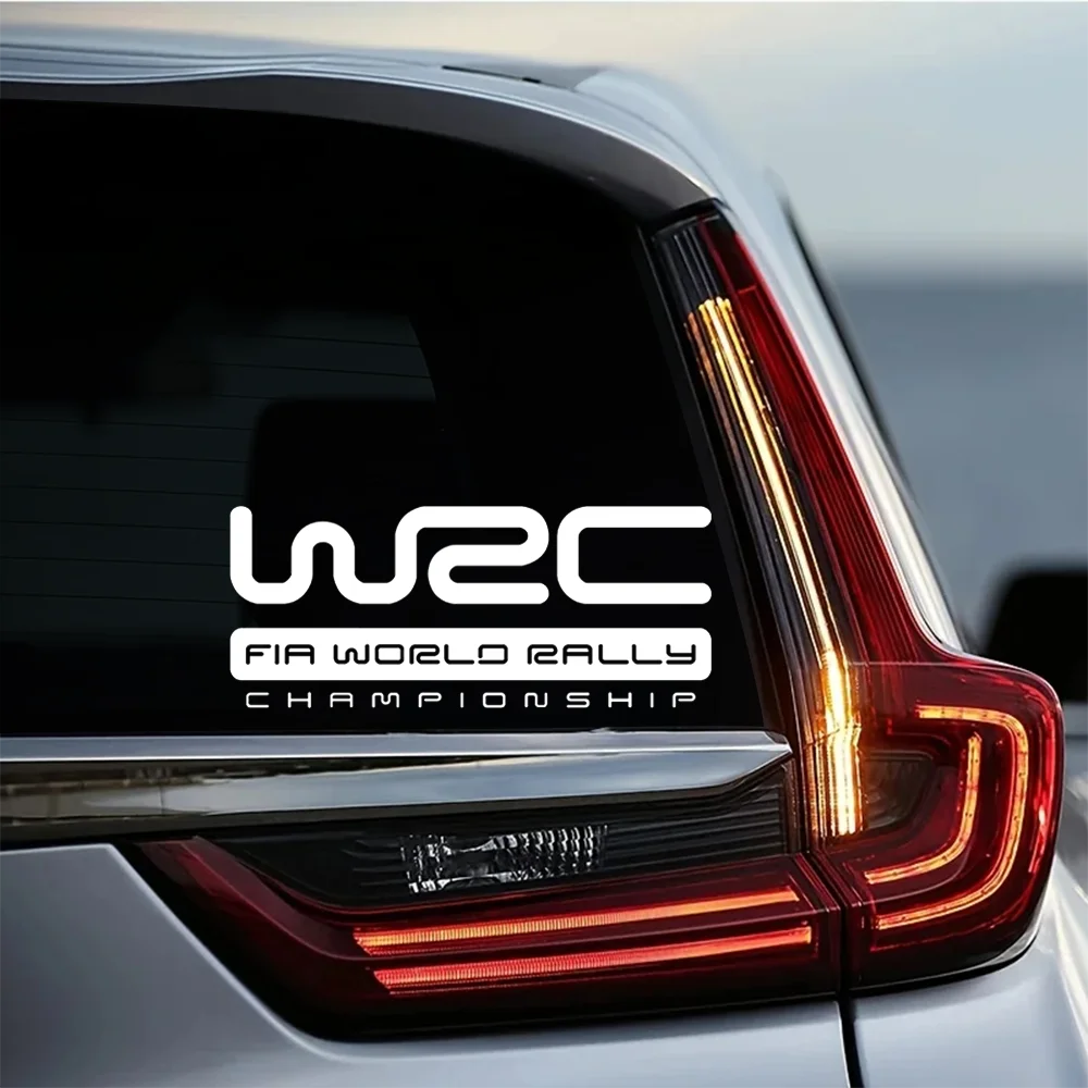 2Pcs WRC FIA WOELO RALLY Racing Car Stickers Auto Vinyl Film Decals For Auto Bumper Windows Motorcycle Laptop Car Accessories - view 6