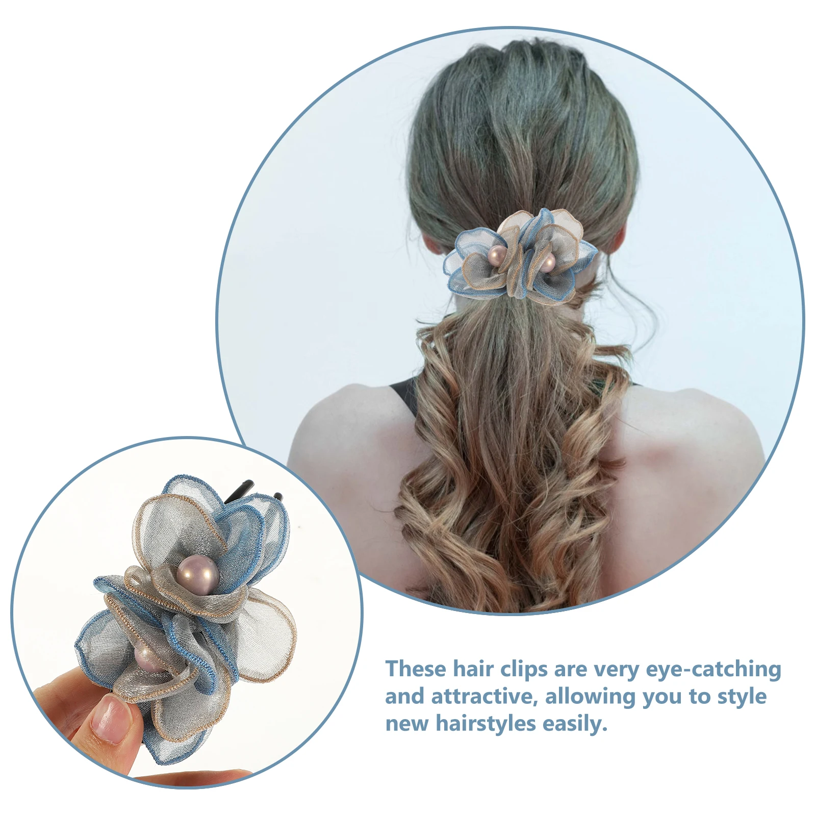 

Hair Clip Duckbill Hairpin Claw Jewelry Alligator Clamps Thin for Bun Cute Clips