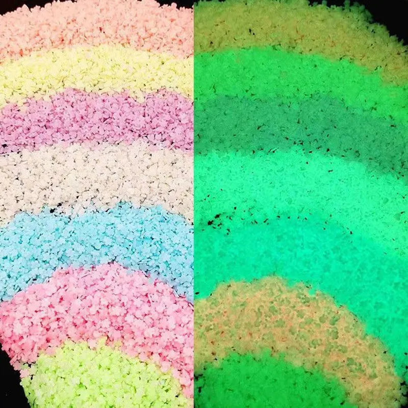 20g 5mm Luminous Star Sakura Polymer Clay Slices Sprinkles for Crafts Making DIY Phone Nail Arts Crystal Mud Filler Material