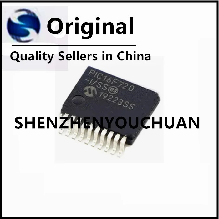 

(1-100piece)PIC16F720-I/SS PIC16F720 SSOP-20 IC Chipset New Original