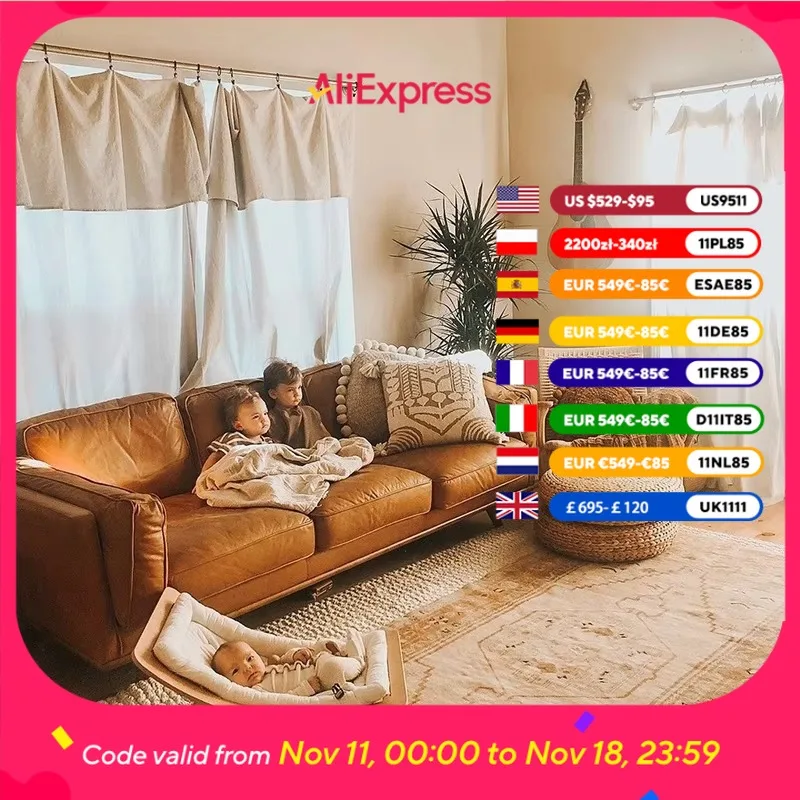 

French Small Leather Sofa Modern Simple Living Room Combination Latex Sofa 3 Seat Retro Muebles Para Salas Modernos Furniture