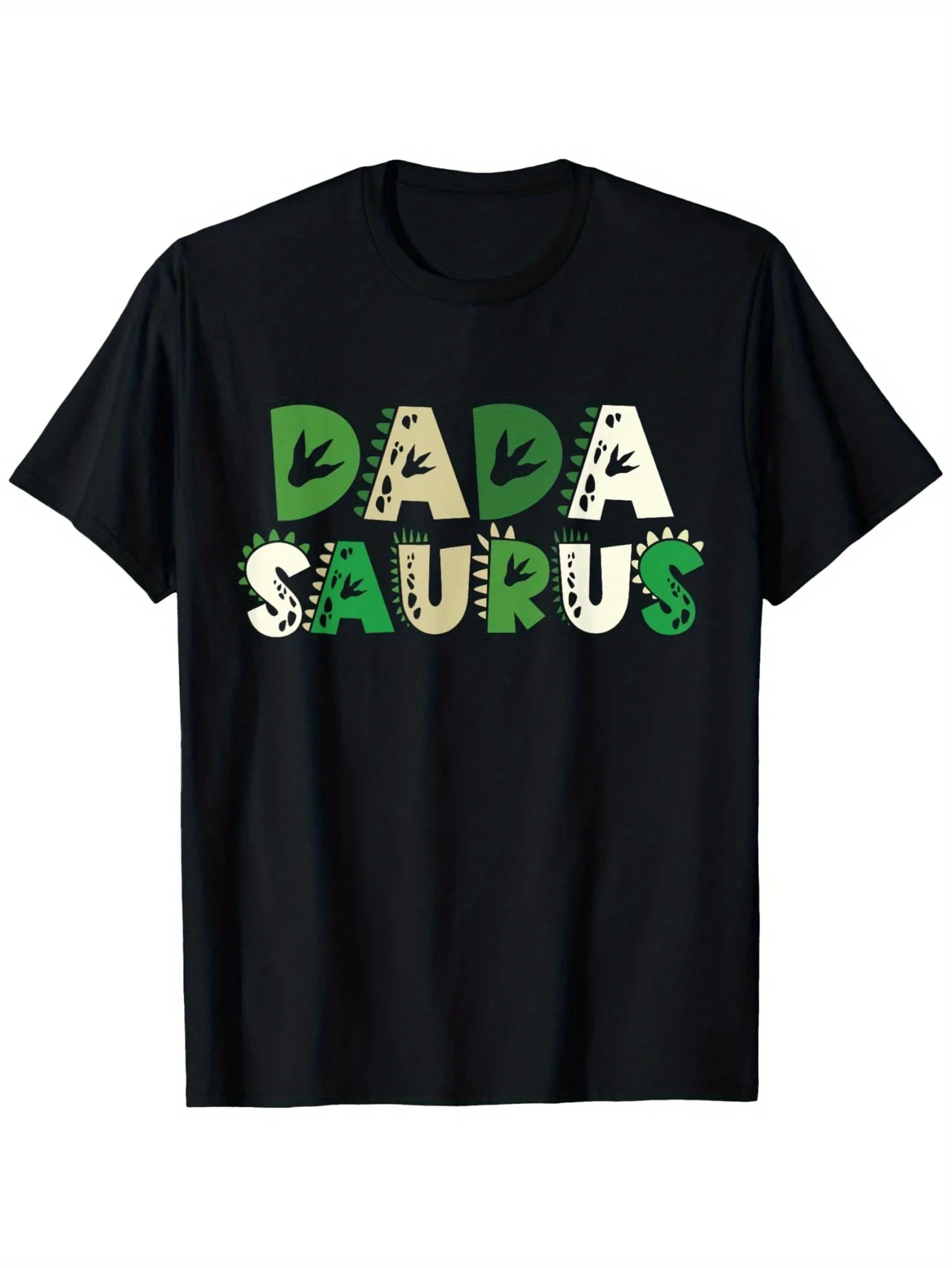 Dada Saurus Matching Family Birthday Dinosaur Men Women T-Shirt, Fashionable Cotton Top Short Sleeve, Street Style Short T-shirt