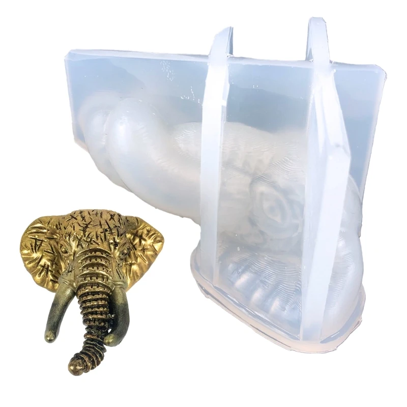 3D Elephant Silicone Mold Aromatherapies Soap Making Mould Chocolate Candy Decorating Tool Supply Dropsale