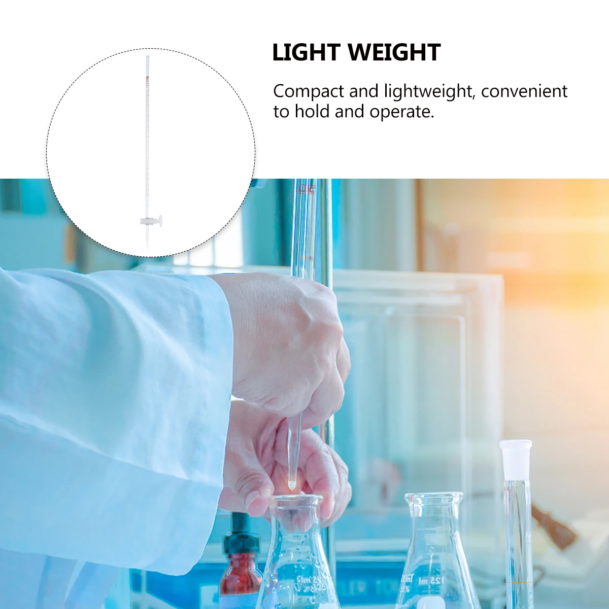 

Water Dispenser Chemical Laboratory Tool Liquid Glassware Instrument Burettes