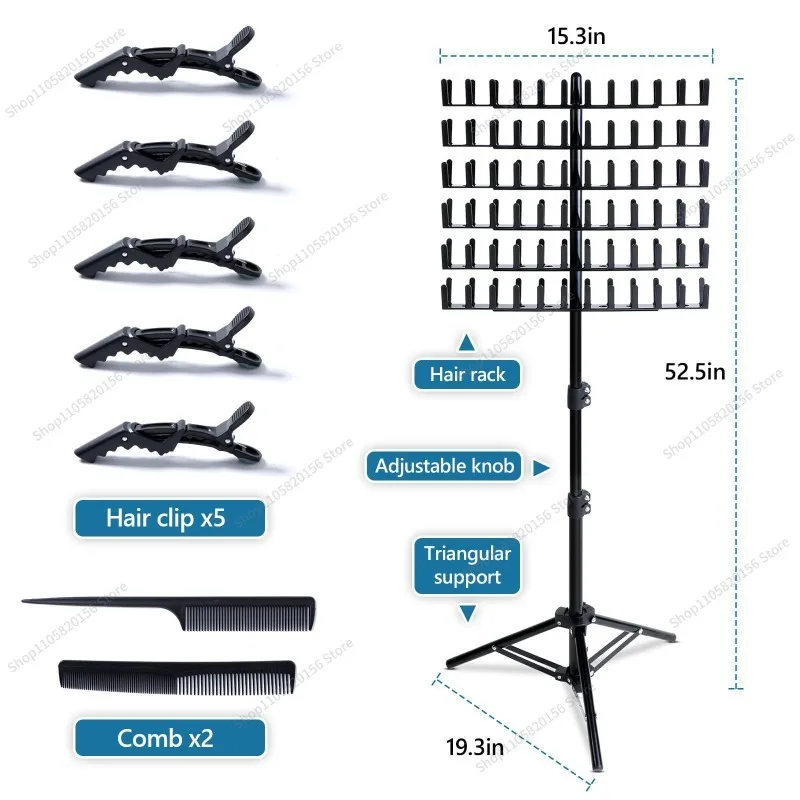 For Hair Dye Rack Barber Shop Hair Braiding Floor Storage Stand