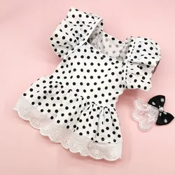 New Fashion Summer Pet Dog Cotton Dog Clothes Teddy Bichon Small and medium Puppy abbigliamento Puppy Polka Dot Princess Dresses