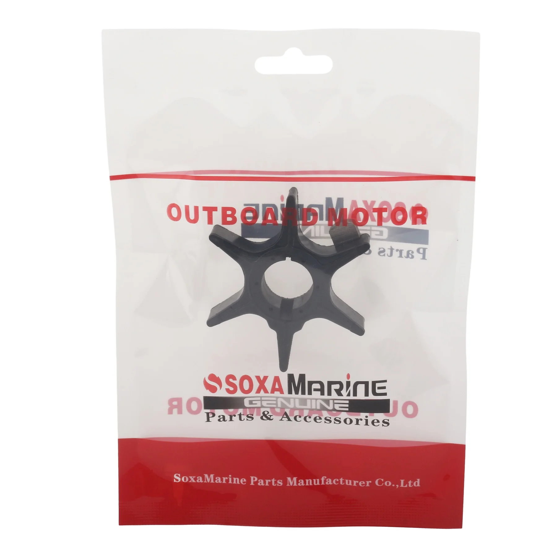 Soxa Marine 17461-94L00 Engines Water Pump Neoprene Rubber Impeller with Key Replace for Suzuki 2-Stroke 25HP 2016 & UP Year