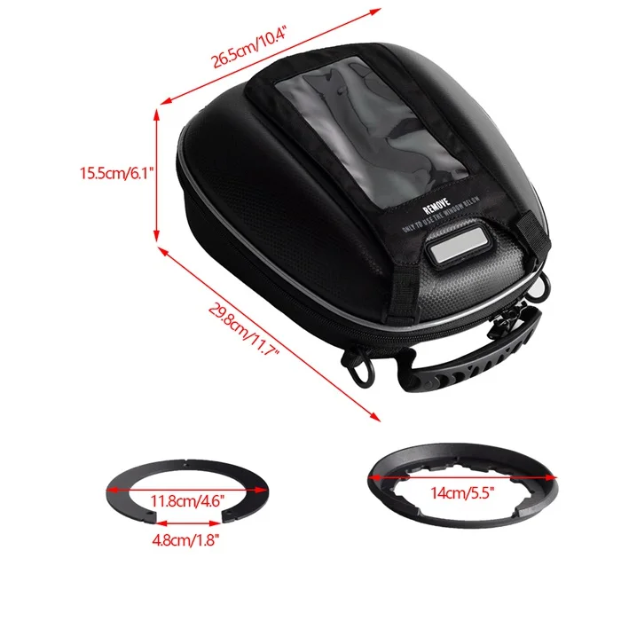 Fuel Tank Bag Backpack For KAWASAKI ER 6N 6F ZX-6R 10R 14R ZZ-R NINJA 650R 1000R KLE 650 1000 Z 750 800 1000 2006-2020