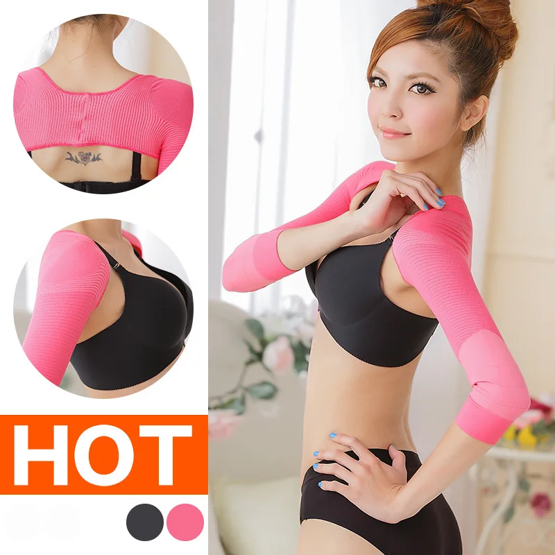 

Posture Corrector Body Shaper Long Sleeve Arm Shaper Anti Hunchback Shoulder Support Women‌ Improve Bending Posture Shapewear