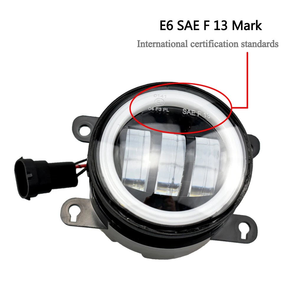 1pair Car H11 LED Fog Light Angel Eye DRL 12V For Citroen C3 C4 C5 C6 DS3 DS4 DS5 C-Crosser Berlingo Jumpy Xsara