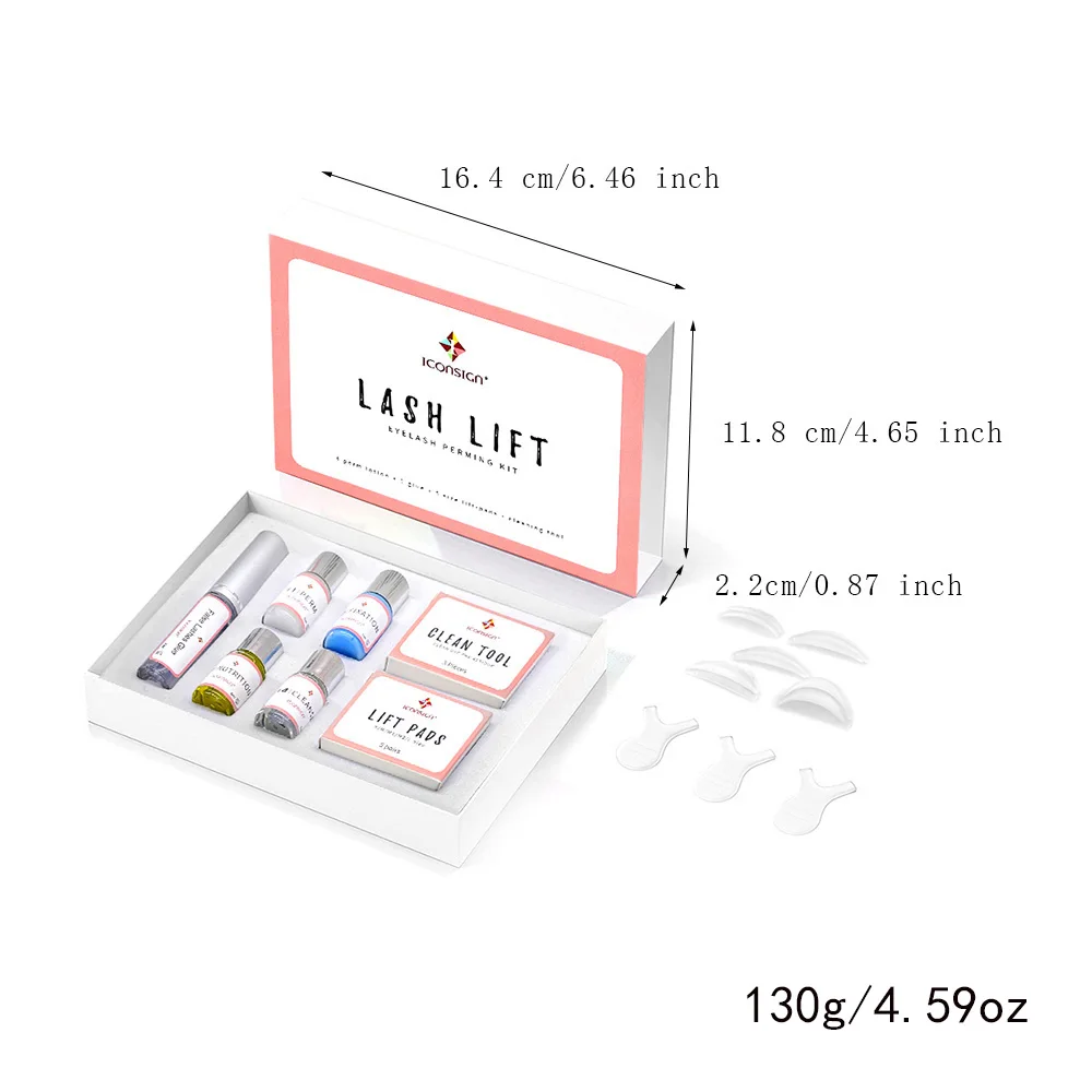 ICONSIGN 속눈썹 리프트 키트 전문 속눈썹 파마 키트, 속눈썹 컬링 브로우 라미네이션 키트, 반영구 웨이브 메이크업 도구