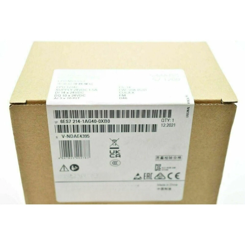 New 6ES7 214-1AG40-0XB0 SIMATIC S7-1200 CPU 1214C 6ES7214-1AG40-0XB0