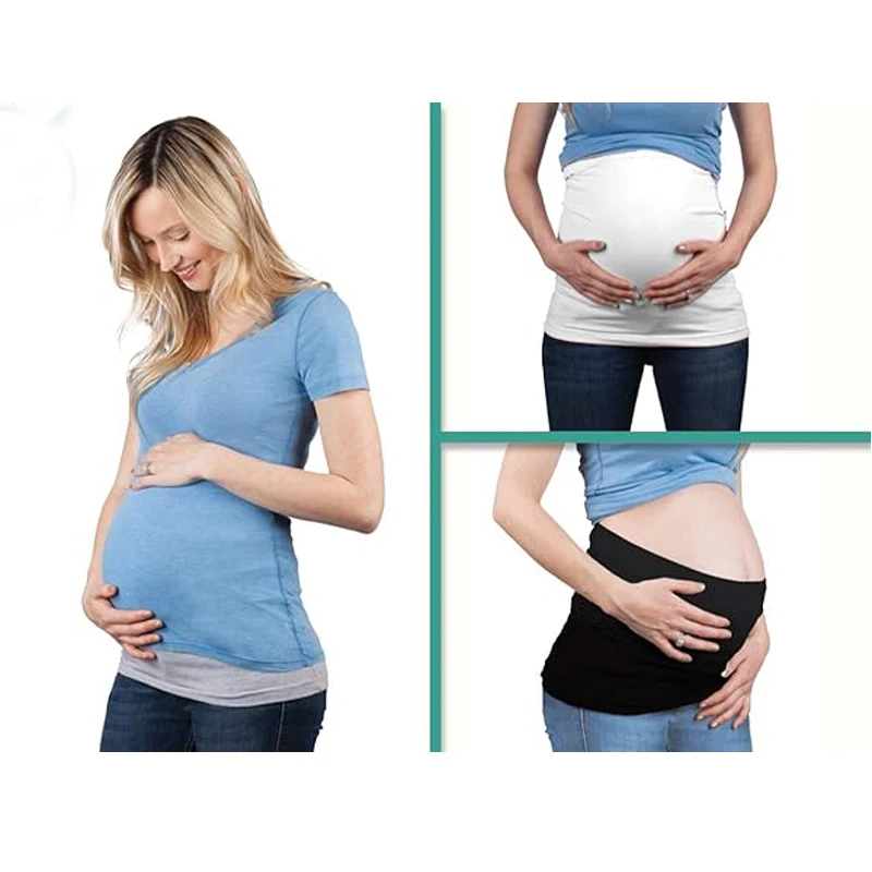 4packs Belly Band for Pregnancy,Maternity Pants and Jeans Extender for All Trimesters and Including Post Pregnancy Prenatal Care