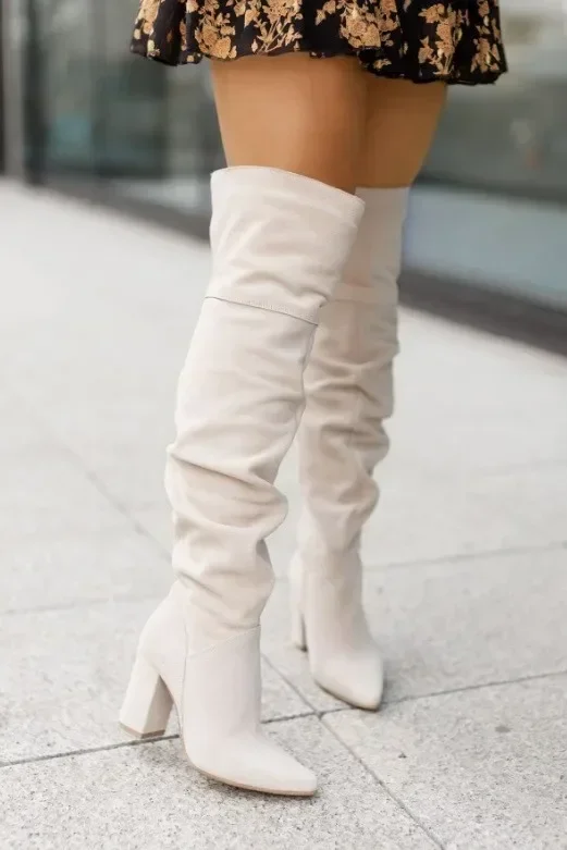 Women's Boots Autumn Winter Footwear Boots-Women Pointe Shoes Luxury Designer Sexy Thigh High Heels High Sexy 2024 Large image 4