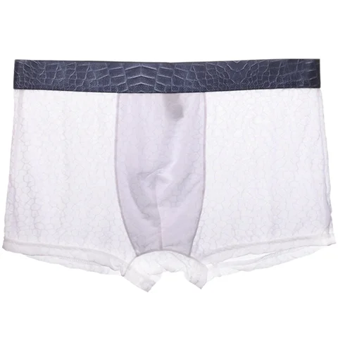 

Мужское нижнее белье из ледяного шелка, тонкие дышащие трусы-боксеры Qui Dry, 3 па, летние спортивные трусы со средней талией из полиэфирного волокна