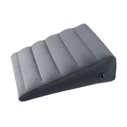 Pillow Triangle Pillow Portable Foot Air Cushion Pillow Relaxation Cushion Travel Office PVC Flocking