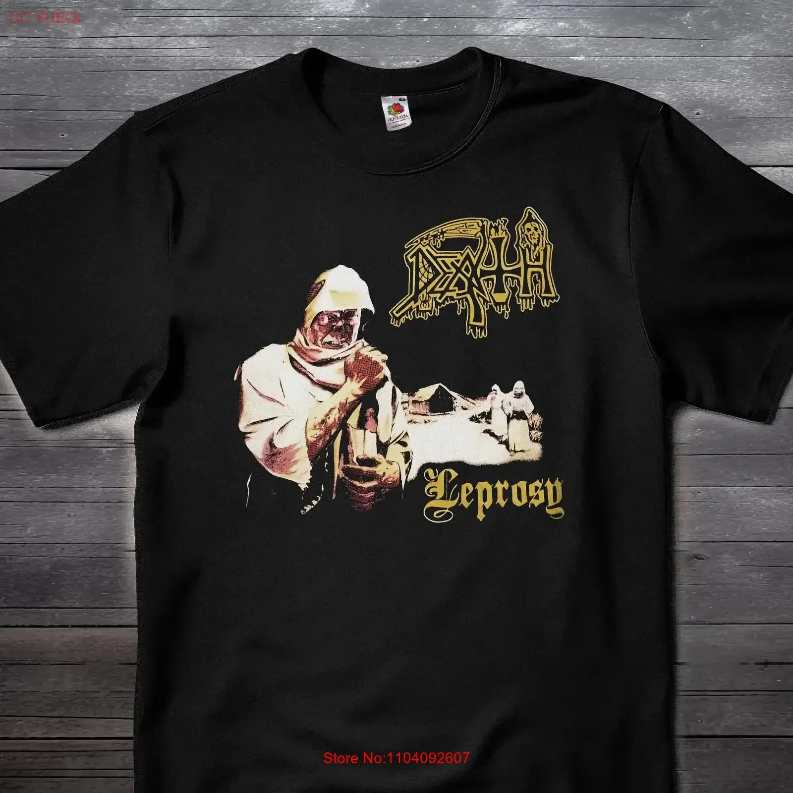 Винтажная металлическая музыкальная футболка Death Leprosy, черная, все размеры, S 5XL, винтажная стираная, удобная, мягкая, унисекс, уличная, дышащая