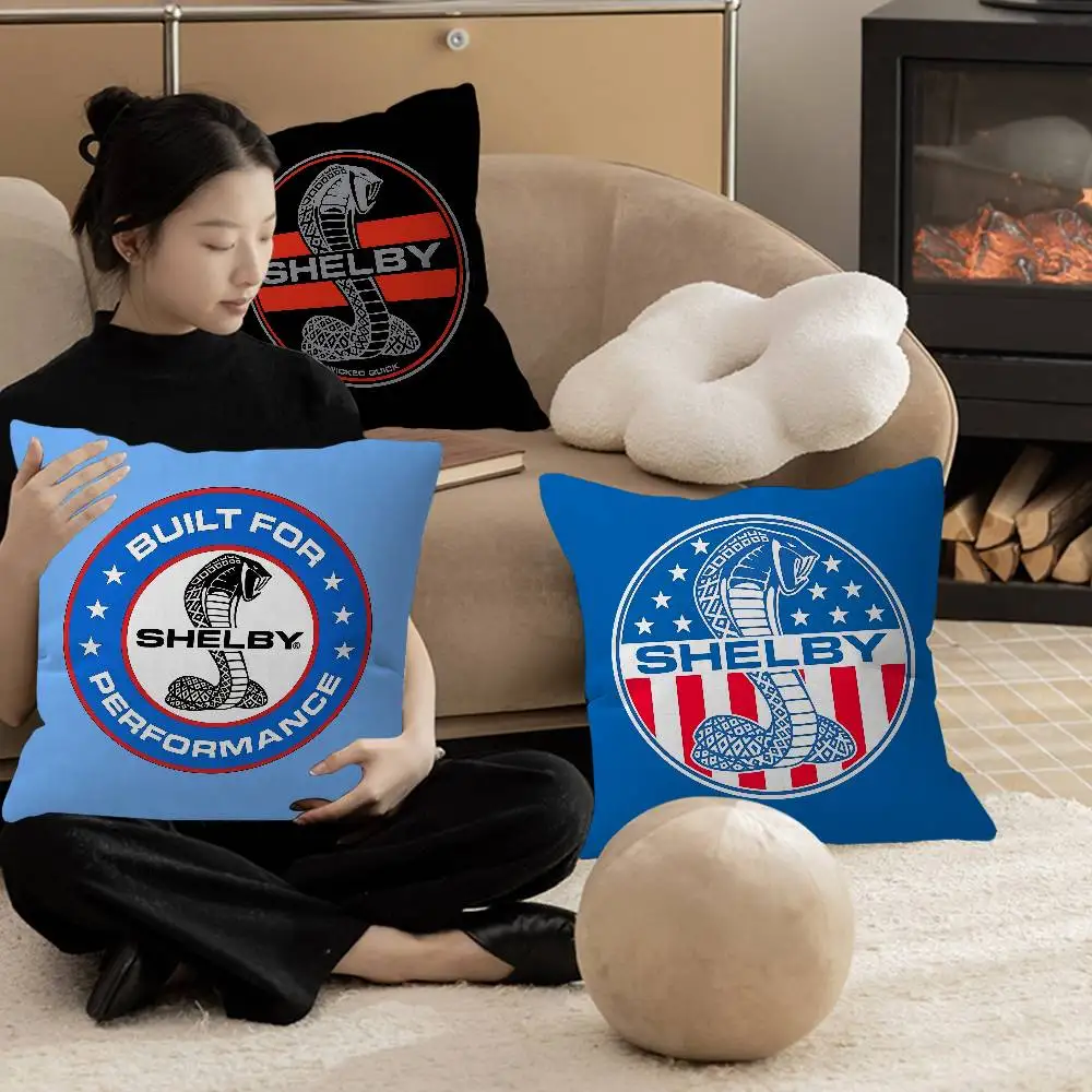 Ford Shelby Personalized Pillow Cover Kids Bedroom Wild Party Decor Pillowcase kid Birthday shower Gift