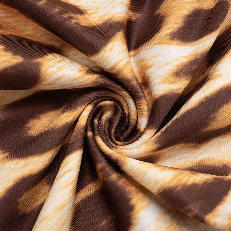 جمبسوت حريمي مثير برية مثيرة بطبعة الفهد بدون ظهر وفتحة رقبة على شكل V عميقة وأكمام طويلة ملابس نوادي ليلية ضيقة Y2K ملابس فضفاضة للشارع #6