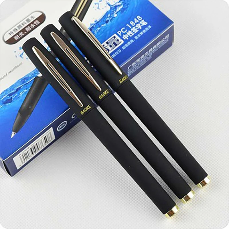 11Pcs/Set Gel Pens Gel Pen Bullet Tip Large Capacity 0.5/0.7/1mm Black Writing Neutral Pen School Office Supplies Stationery