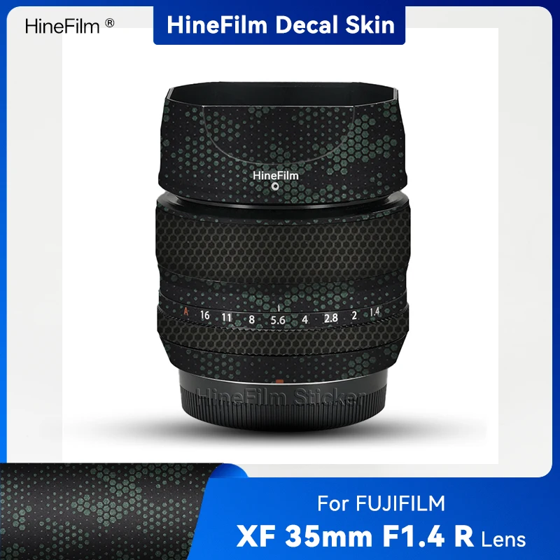 

Защитная пленка Hinefilm для объектива Fuji XF35 F1.4 R, наклейка XF35F1.4, пленка-обертка для объектива Fujifilm XF35mm F1.4 R, защитная пленка-наклейка 35 1.4