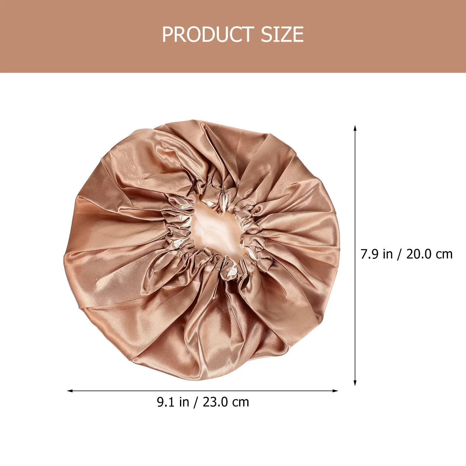 

2 шт. атласная шапочка для сна, большая эластичная шапочка для волос для женщин, мягкая ночная шапка, длинные короткие волосы, тюрбан для сна, домашняя шапка для душа