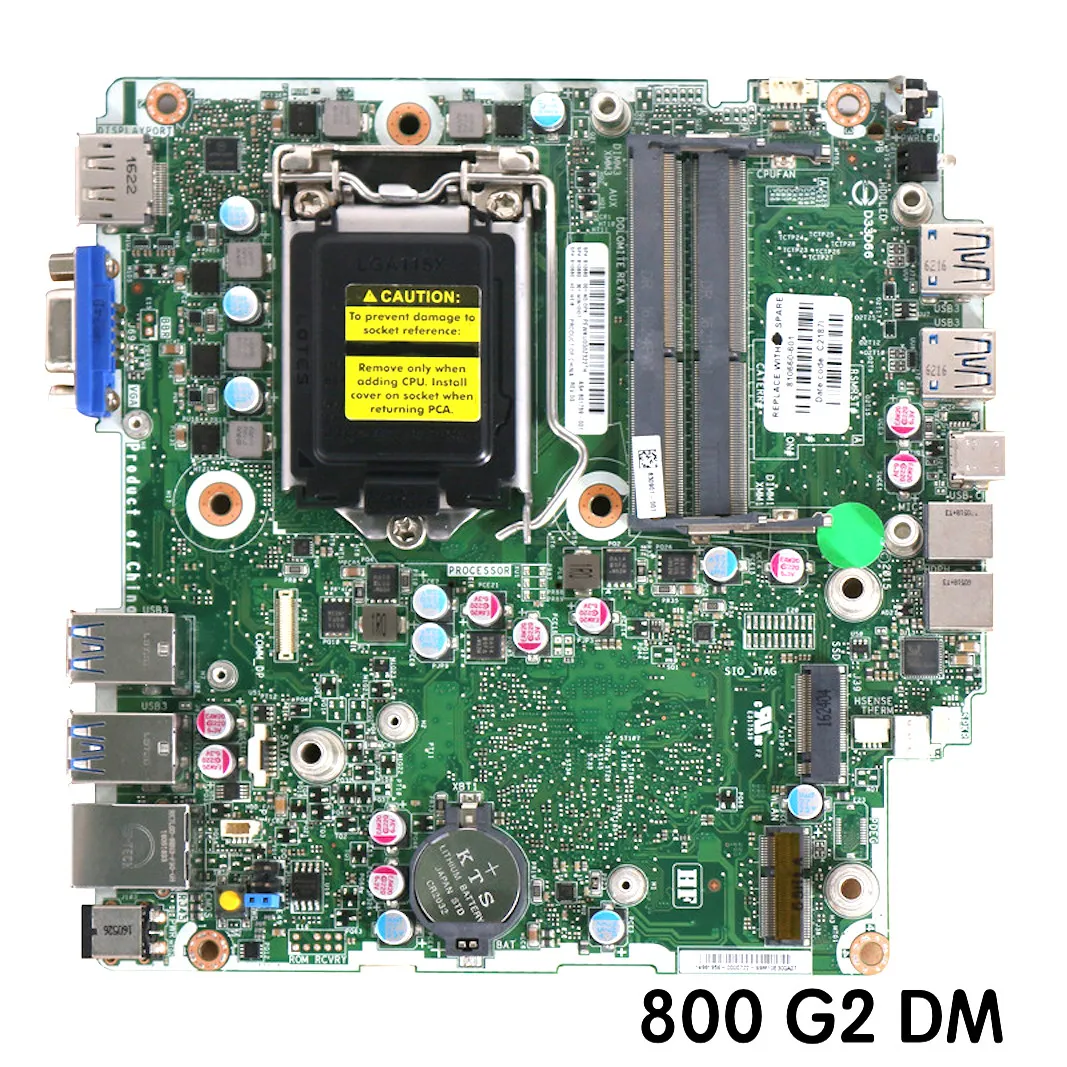 

For HP EliteDesk 800 G2 Desktop Mini Motherboard 810660-001 801739-001 Socket 1151 Q170 Mainboard 100% Tested Fully Work