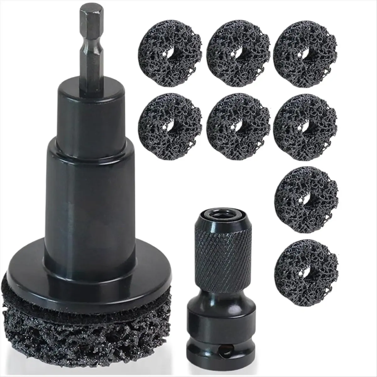 Budget-Friendly-Wheel Hub Cleaning Kit, Quick Rust Removal for Lug Studs and , Wheel Stud and Hub Cleaner Includes 8 Pads
