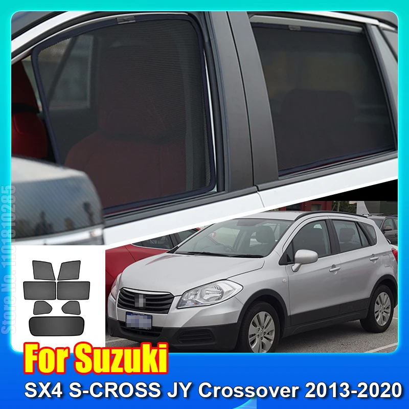 

Автомобильный Магнитный солнцезащитный козырек для Suzuki SX4 S-CROSS JY 2013-2020, передняя ветровая занавеска, задний боковой козырек