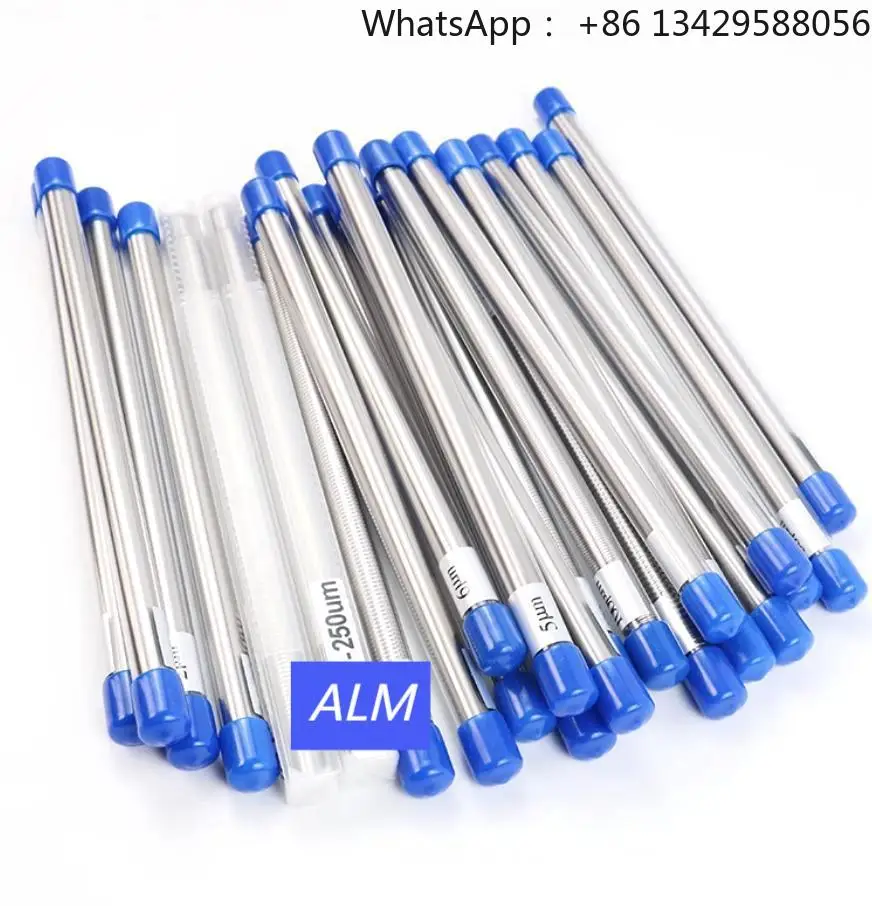 240mm 400mm Paper Coating Machine Accessories Stainless Steel Hard Chrome Plating Threaded Wire Extrusion Metering Rods in stock