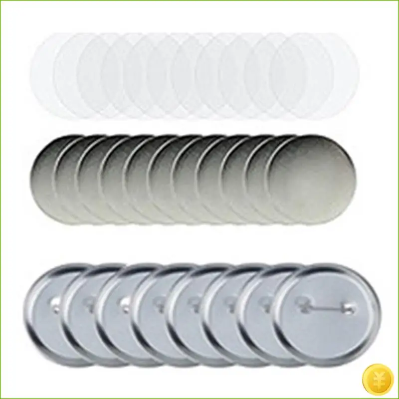 New Bajituo Pressing Mold 58Mm Blank Button Badge For Button Making Machine, Badge Button Press Refill, Film And Base