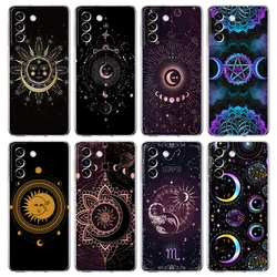 Witches Moon Tarot Mystery Totem Case for Samsung Galaxy S24 S23 S22 S20 S21 FE Ultra S24 S23 S10 S10E S9 S8 Plus 5G Phone Shell