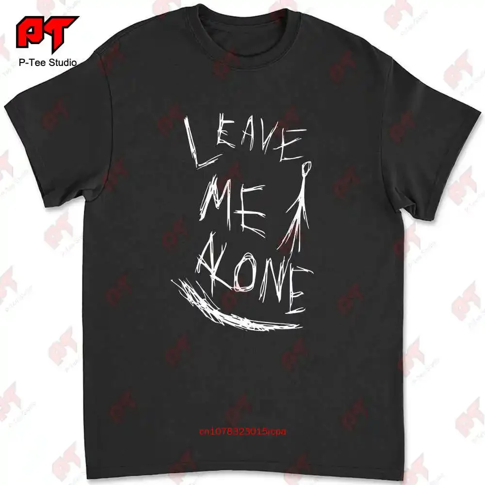 Camiseta Slenderman Leave Me Alone Creepypasta Q2BD