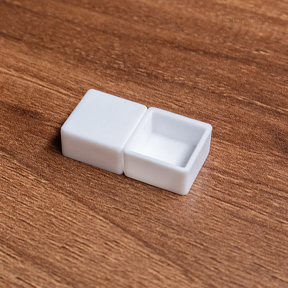 50/100 قطعة من المقالي المائية الفارغة - مقالي مربعة صغيرة سعة 0.5 مل للوحات السفر وتخزين طلاء العينات ومجموعات الألوان المائية ذاتية الصنع #3